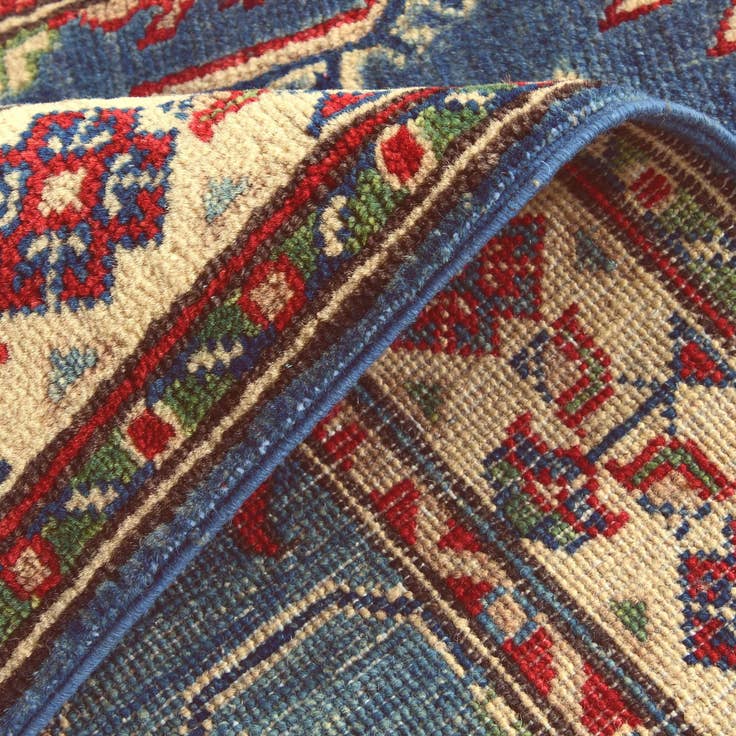 Detail image of 2' 8 x 4' 2 Hand Knotted Kazak Rug