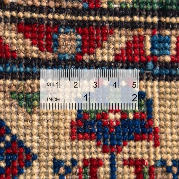 Detail image of 2' 8 x 4' 2 Hand Knotted Kazak Rug