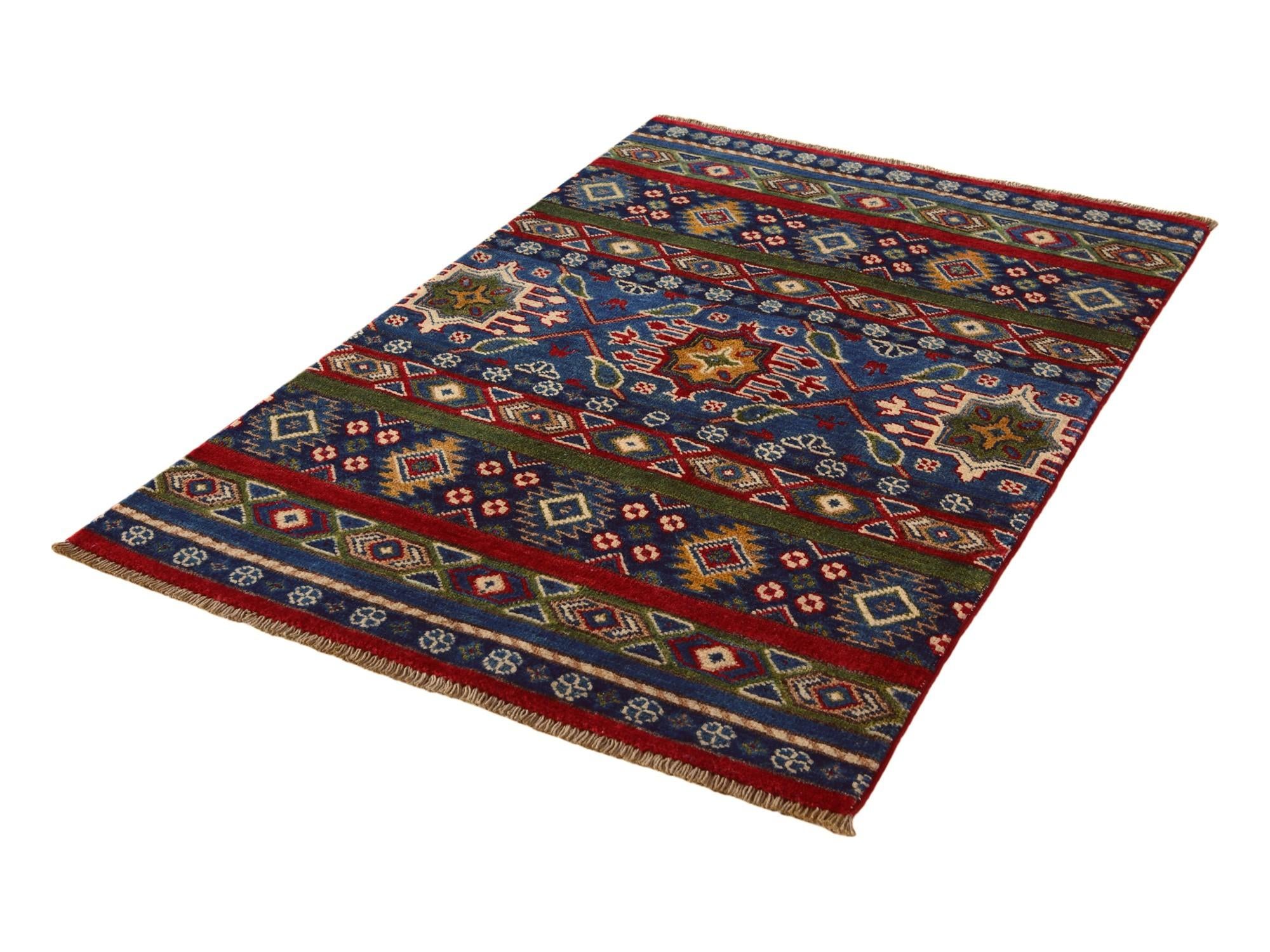 2' 8 x 4' Hand Knotted Kazak Rug