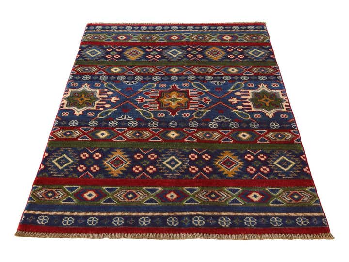 2' 8 x 4' Hand Knotted Kazak Rug