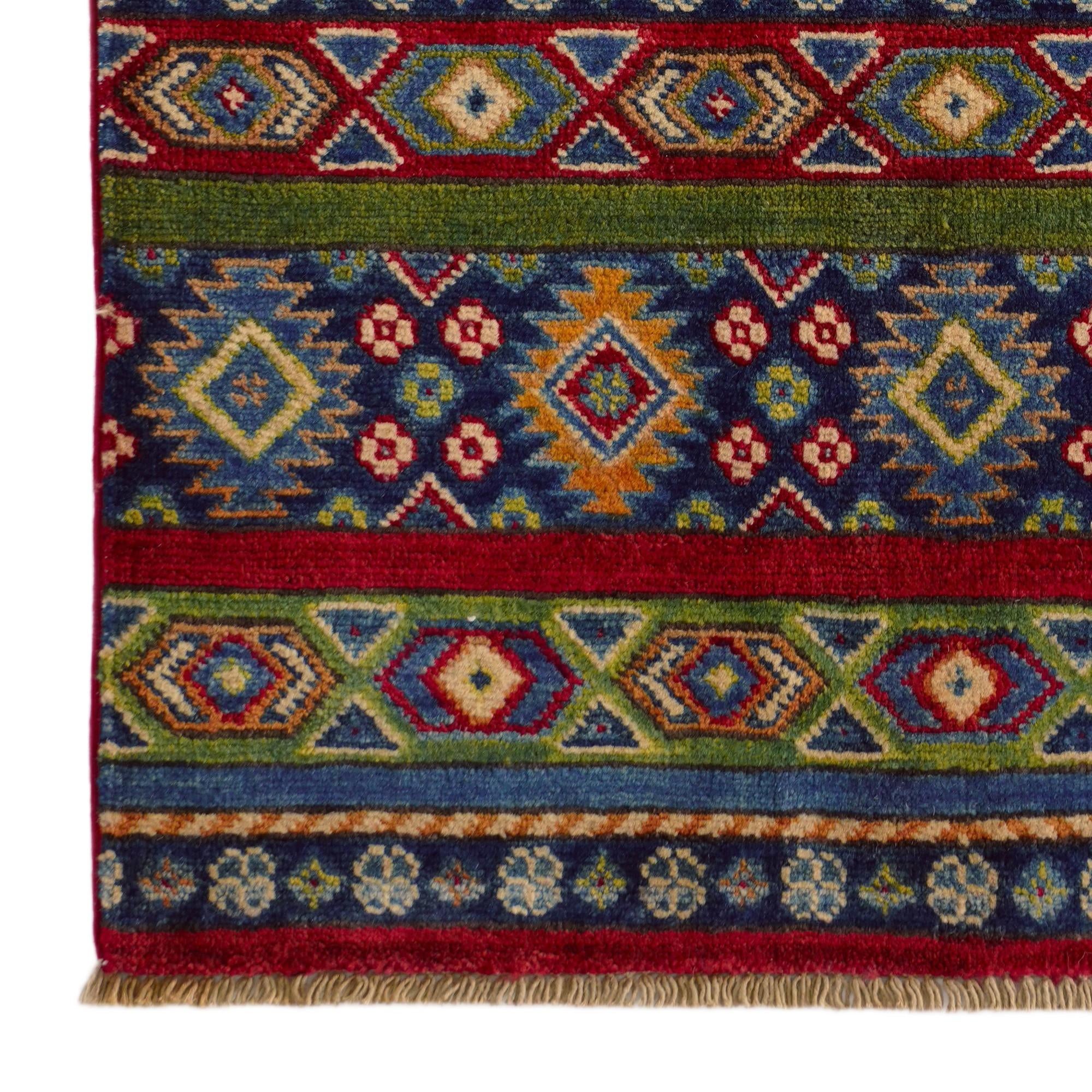 2' 8 x 4' Hand Knotted Kazak Rug