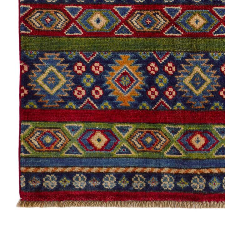 2' 8 x 4' Hand Knotted Kazak Rug
