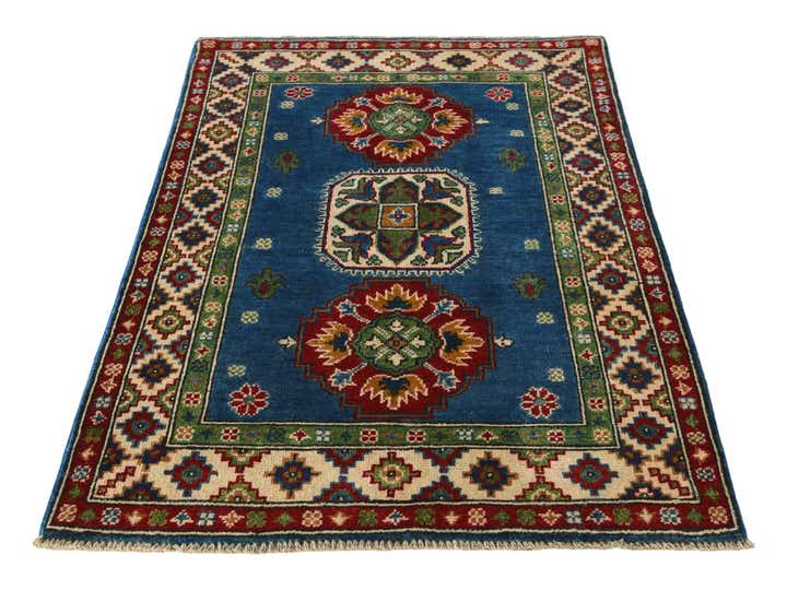 2' 9 x 4' 5 Hand Knotted Kazak Rug