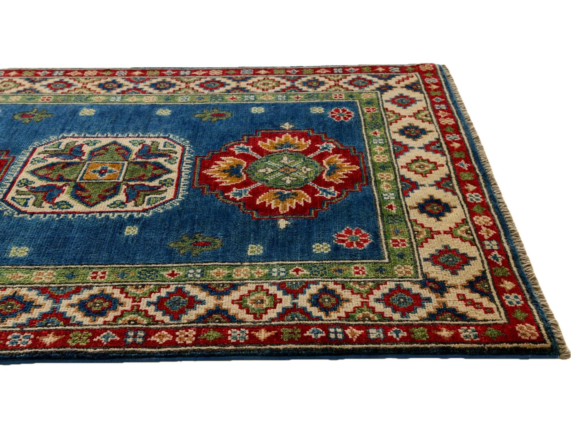 2' 9 x 4' 5 Hand Knotted Kazak Rug