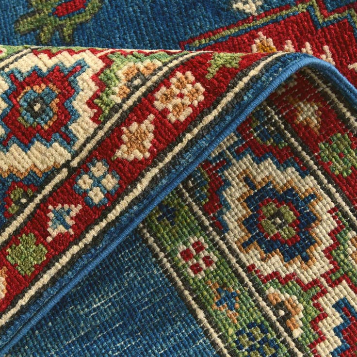 Detail image of 2' 9 x 4' 5 Hand Knotted Kazak Rug