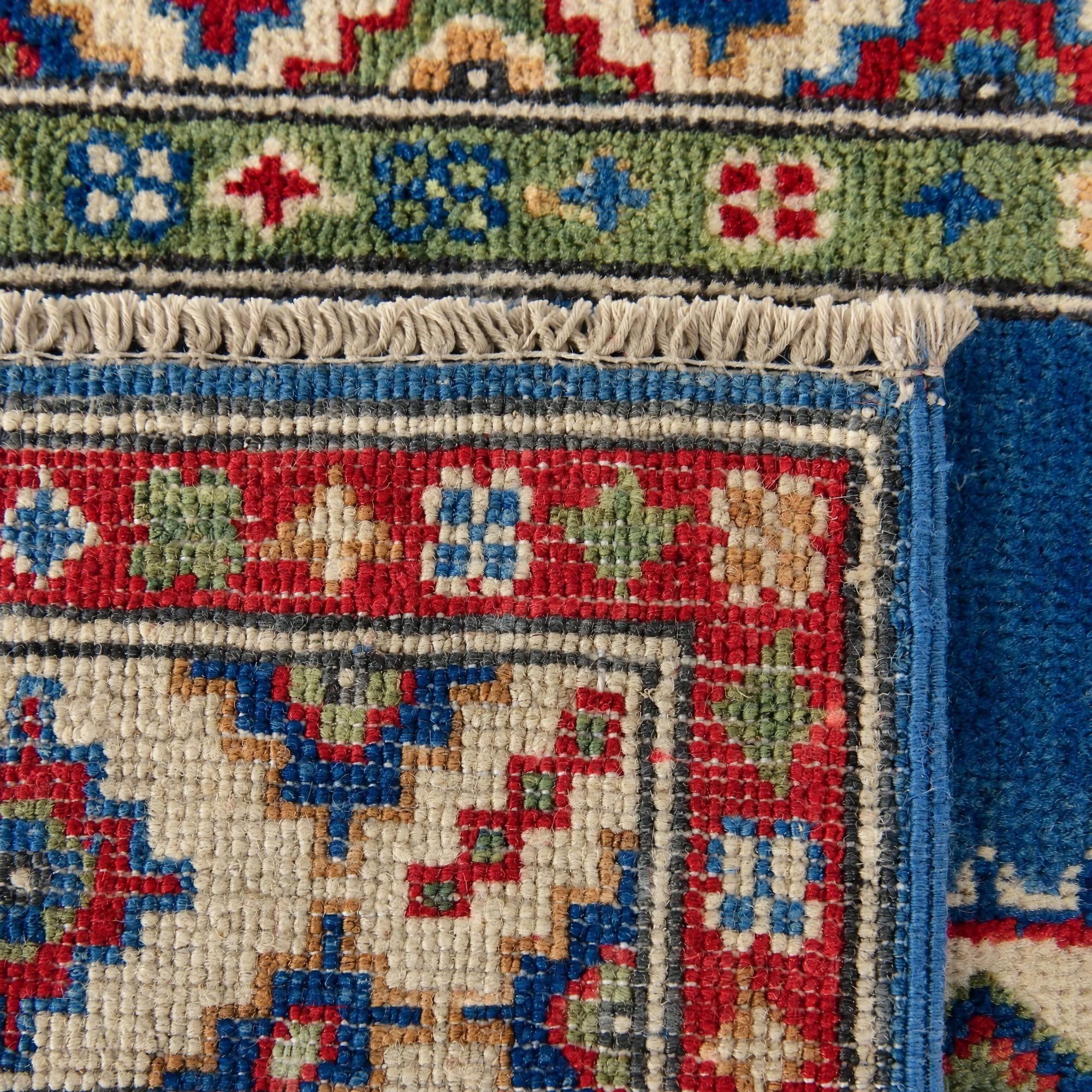 Detail image 12 of 12: 2' 9 x 4' 5 Hand Knotted Kazak Rug