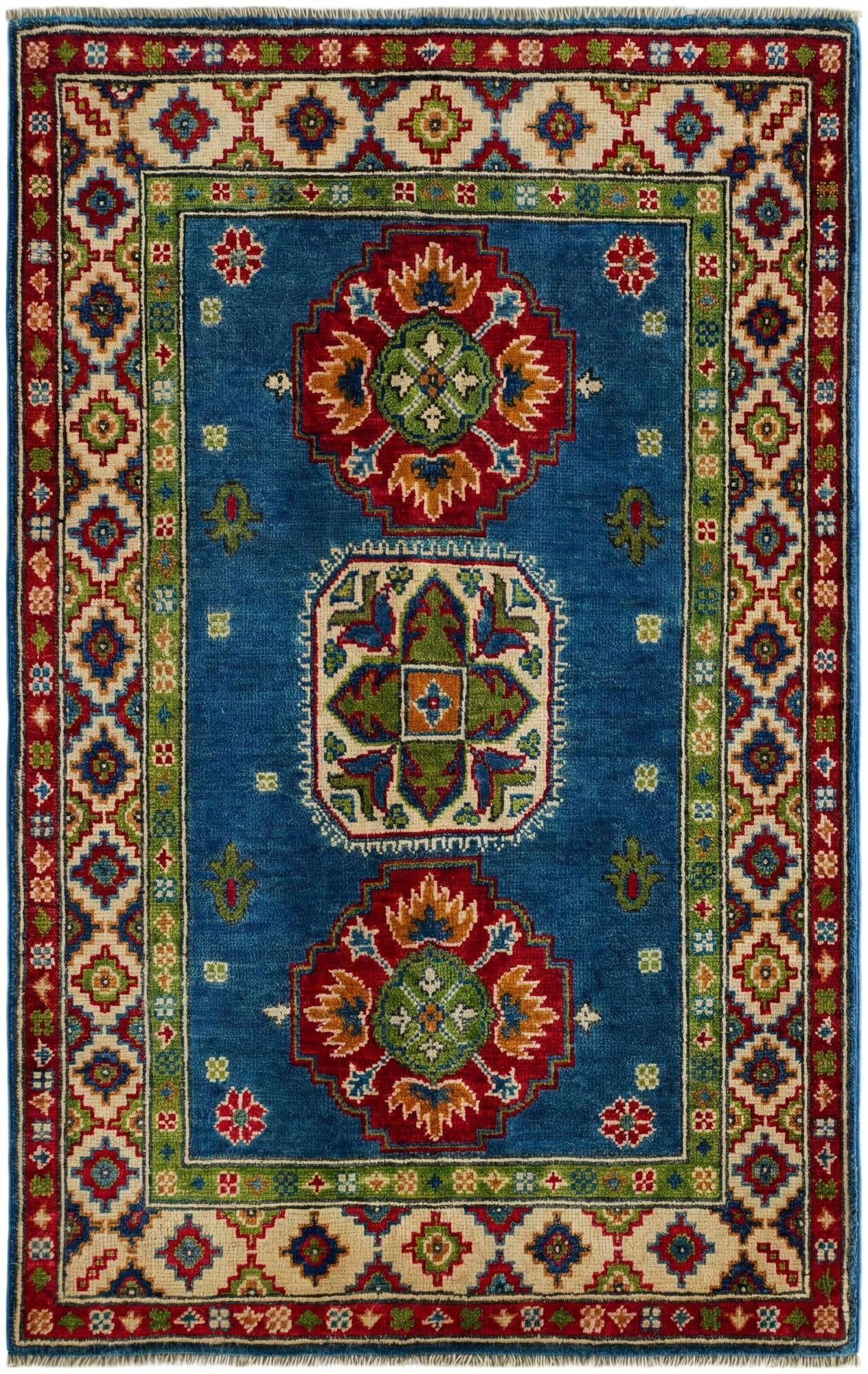 2' 9 x 4' 5 Hand Knotted Kazak Rug