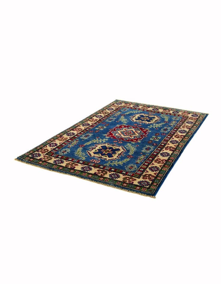 Detail image of 2' 8 x 4' 2 Hand Knotted Kazak Rug