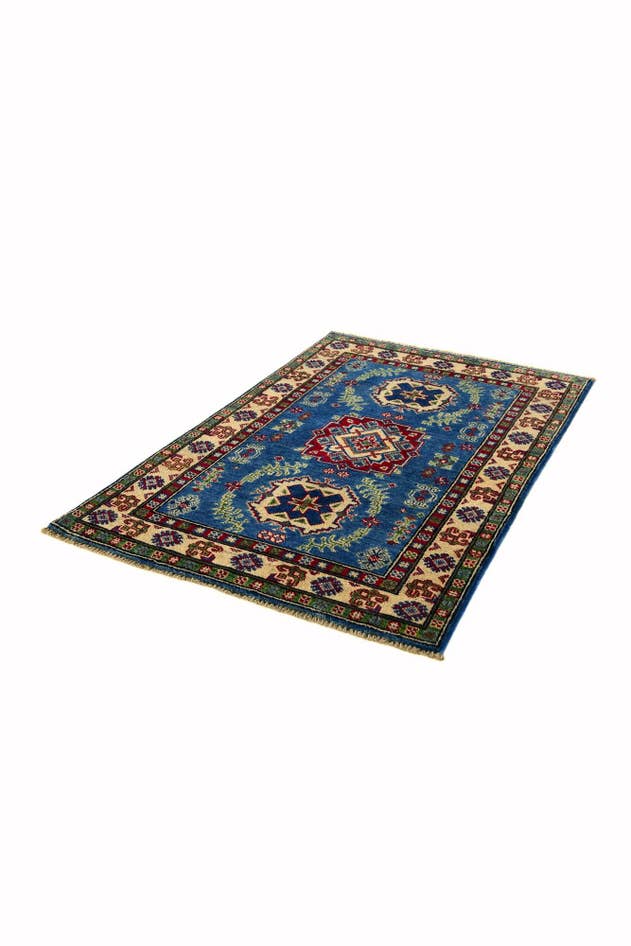 Detail image of 2' 8 x 4' 2 Hand Knotted Kazak Rug