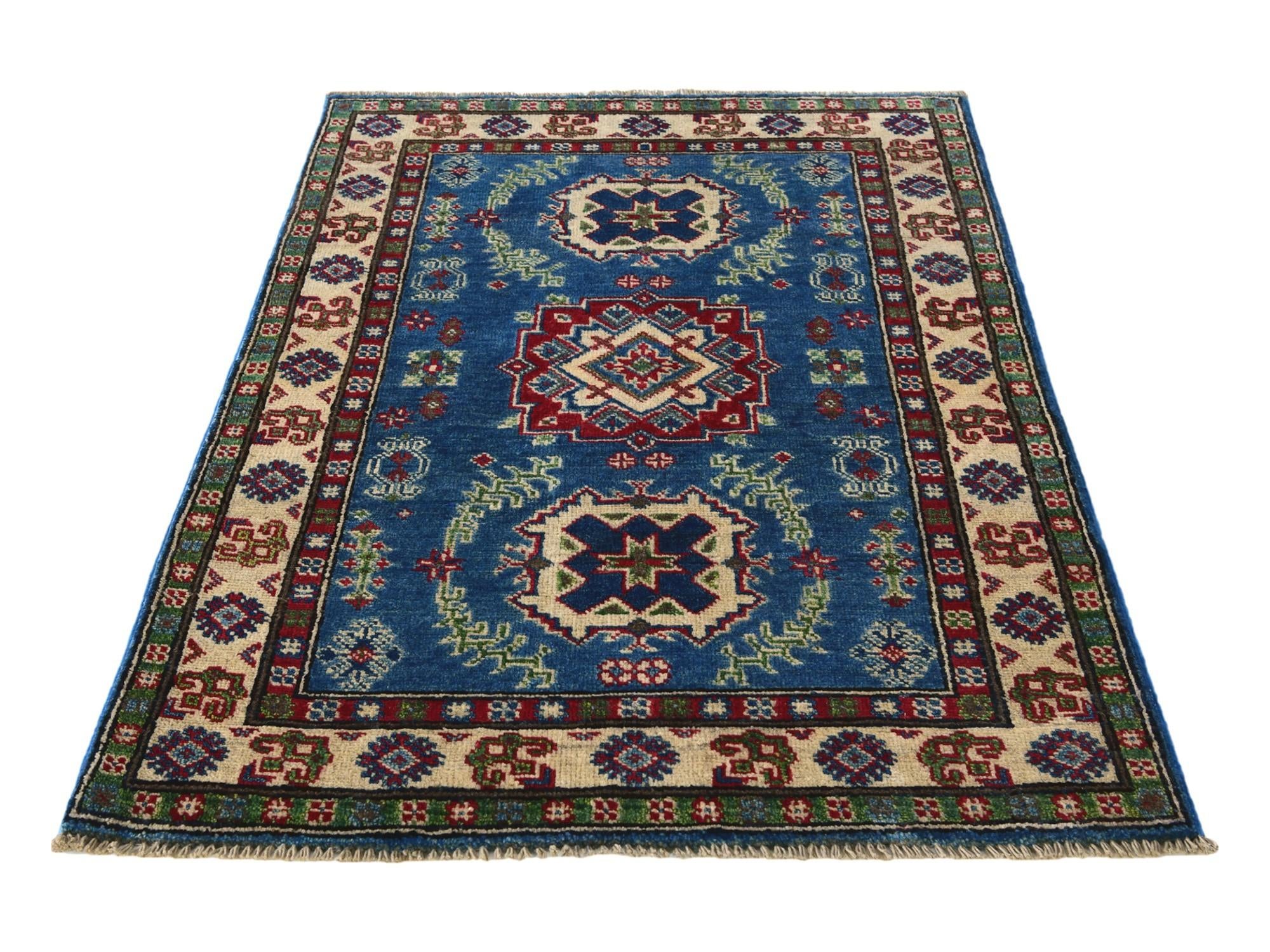 2' 8 x 4' 2 Hand Knotted Kazak Rug