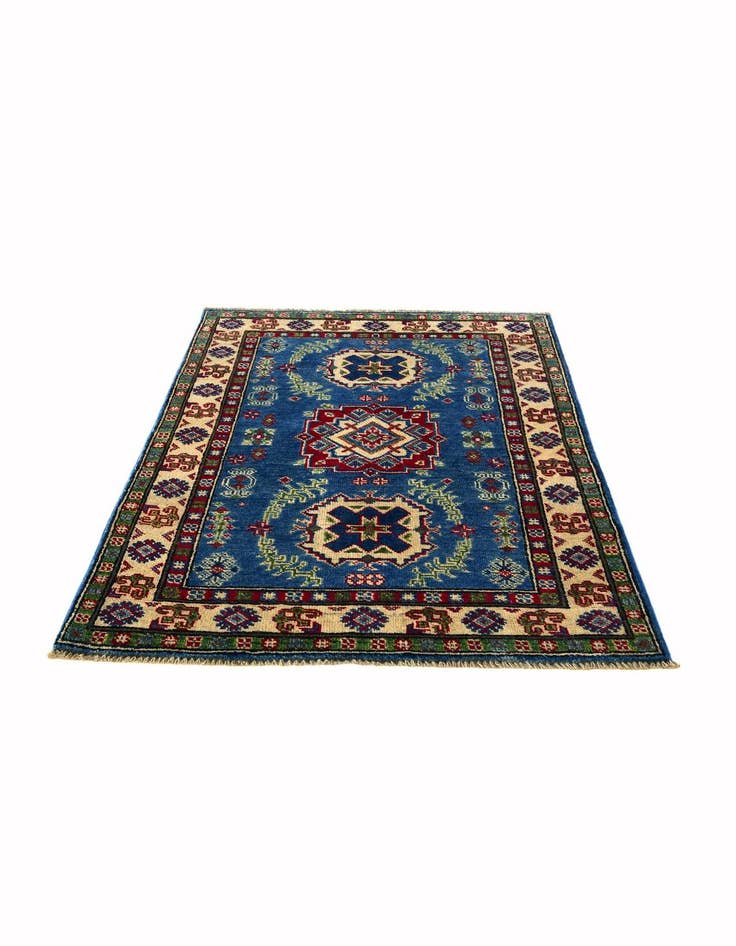 Detail image of 2' 8 x 4' 2 Hand Knotted Kazak Rug