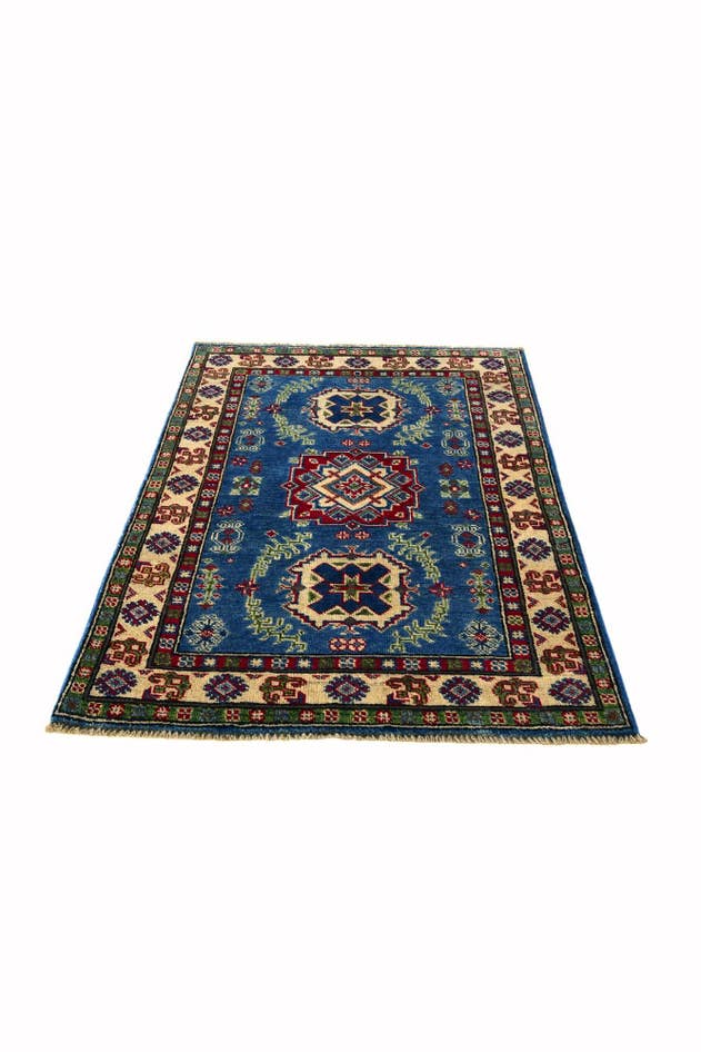 Detail image of 2' 8 x 4' 2 Hand Knotted Kazak Rug