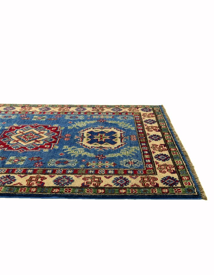 Detail image of 2' 8 x 4' 2 Hand Knotted Kazak Rug