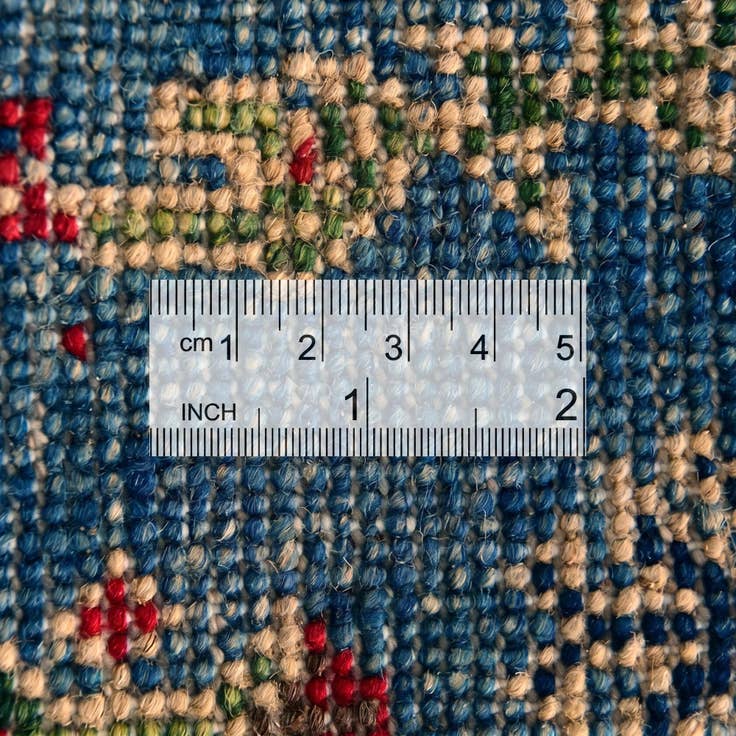 Detail image of 2' 8 x 4' 2 Hand Knotted Kazak Rug