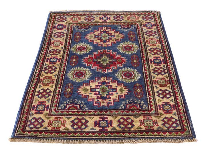 2' x 2' 11 Hand Knotted Kazak Rug