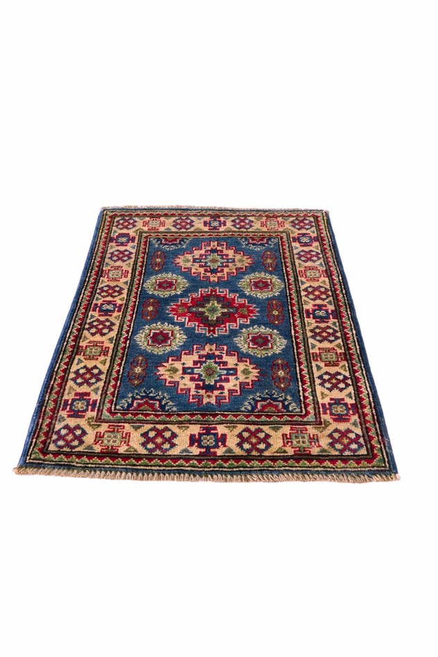 Detail image of 2' x 2' 11 Hand Knotted Kazak Rug