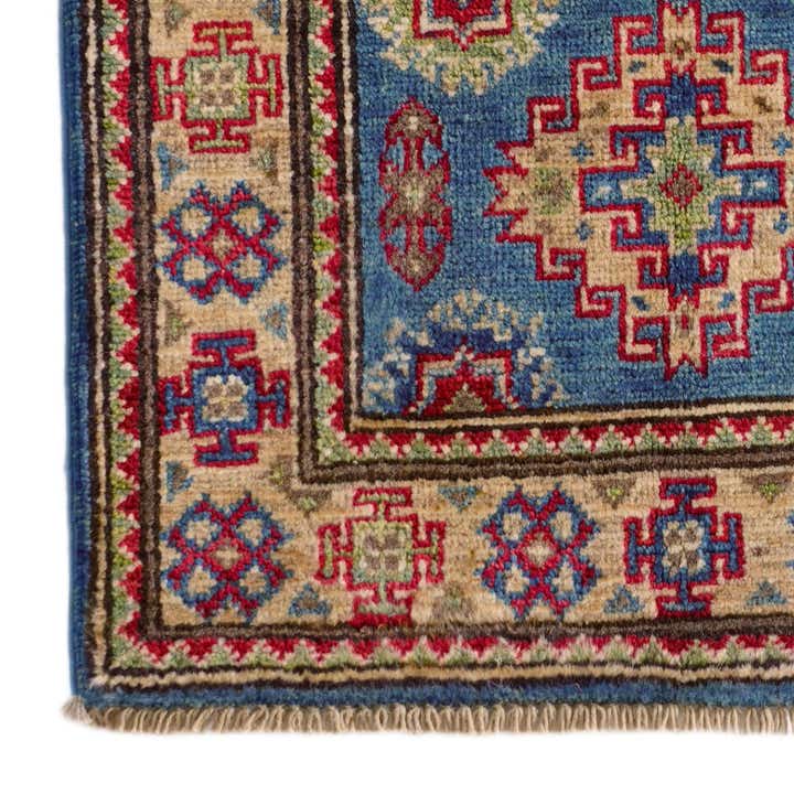 2' x 2' 11 Hand Knotted Kazak Rug