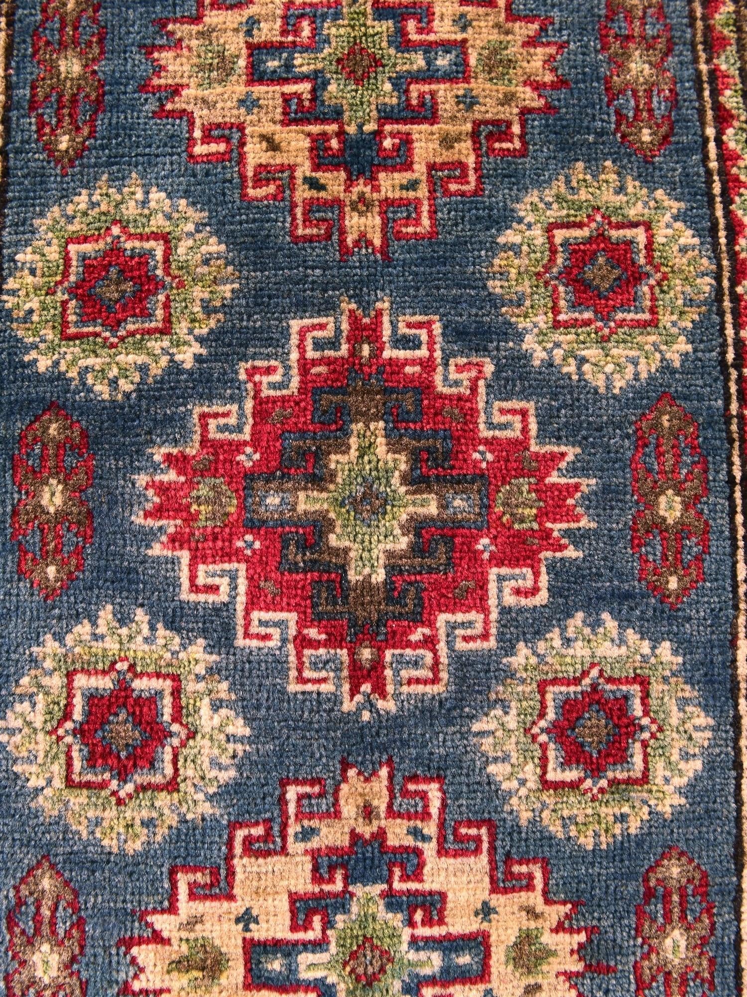 2' x 2' 11 Hand Knotted Kazak Rug