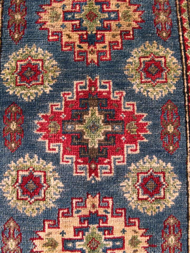 2' x 2' 11 Hand Knotted Kazak Rug