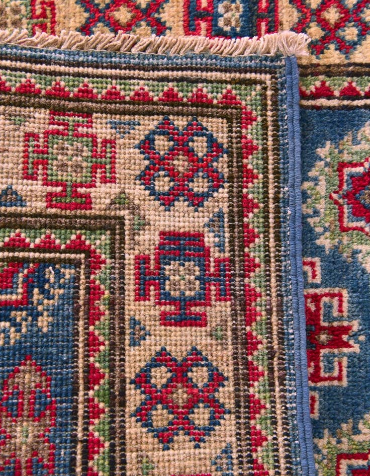 Detail image of 2' x 2' 11 Hand Knotted Kazak Rug