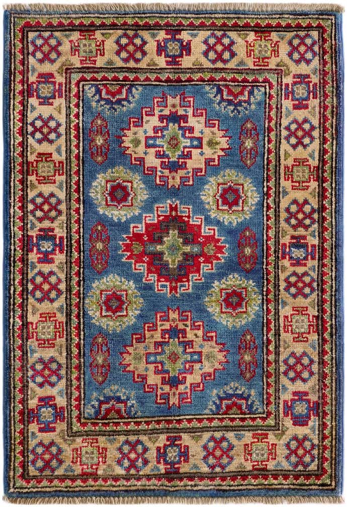 2' x 2' 11 Hand Knotted Kazak Rug
