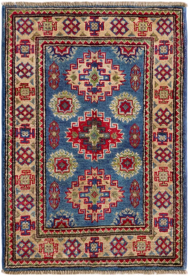 Detail image of 2' x 2' 11 Hand Knotted Kazak Rug