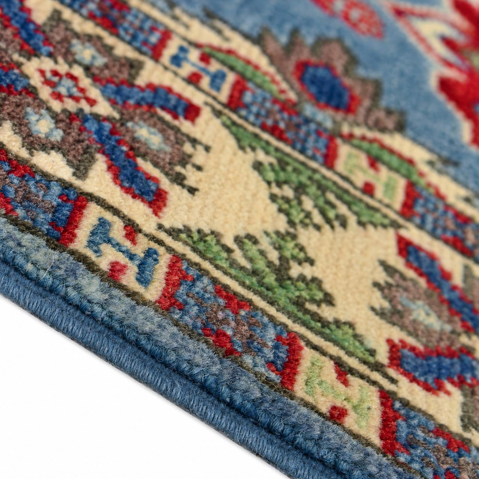 60cm x 95cm Hand Knotted Kazak Rug