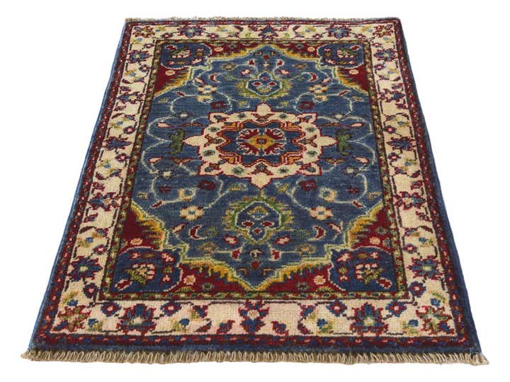 1' 10 x 2' 11 Hand Knotted Kazak Rug