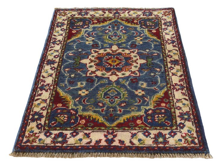 Detail image of 1' 10 x 2' 11 Hand Knotted Kazak Rug
