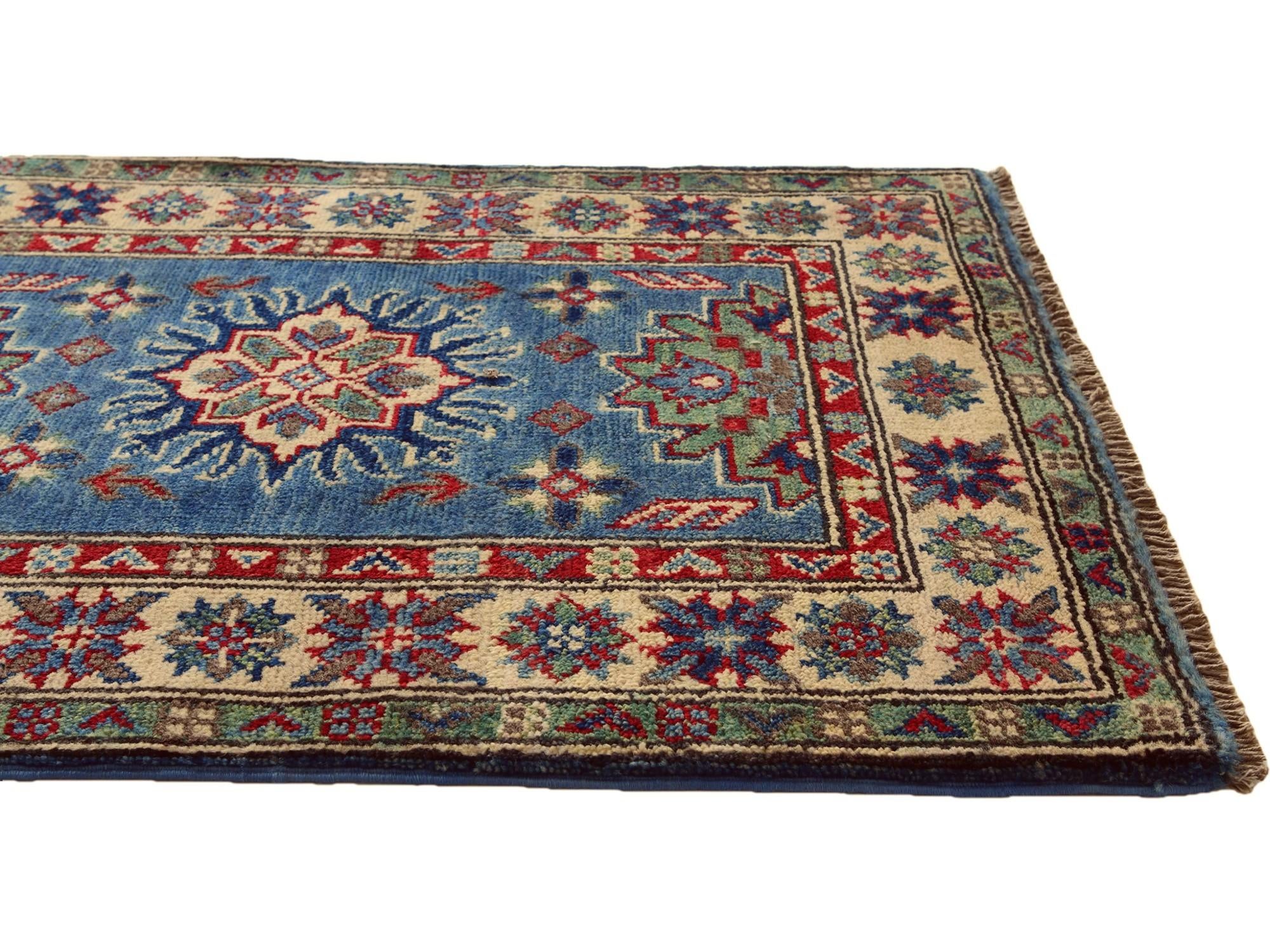 2' 1 x 3' Hand Knotted Kazak Rug