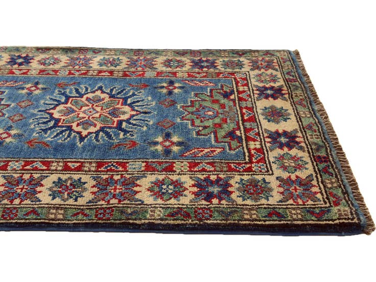 Detail image of 2' 1 x 3' Hand Knotted Kazak Rug