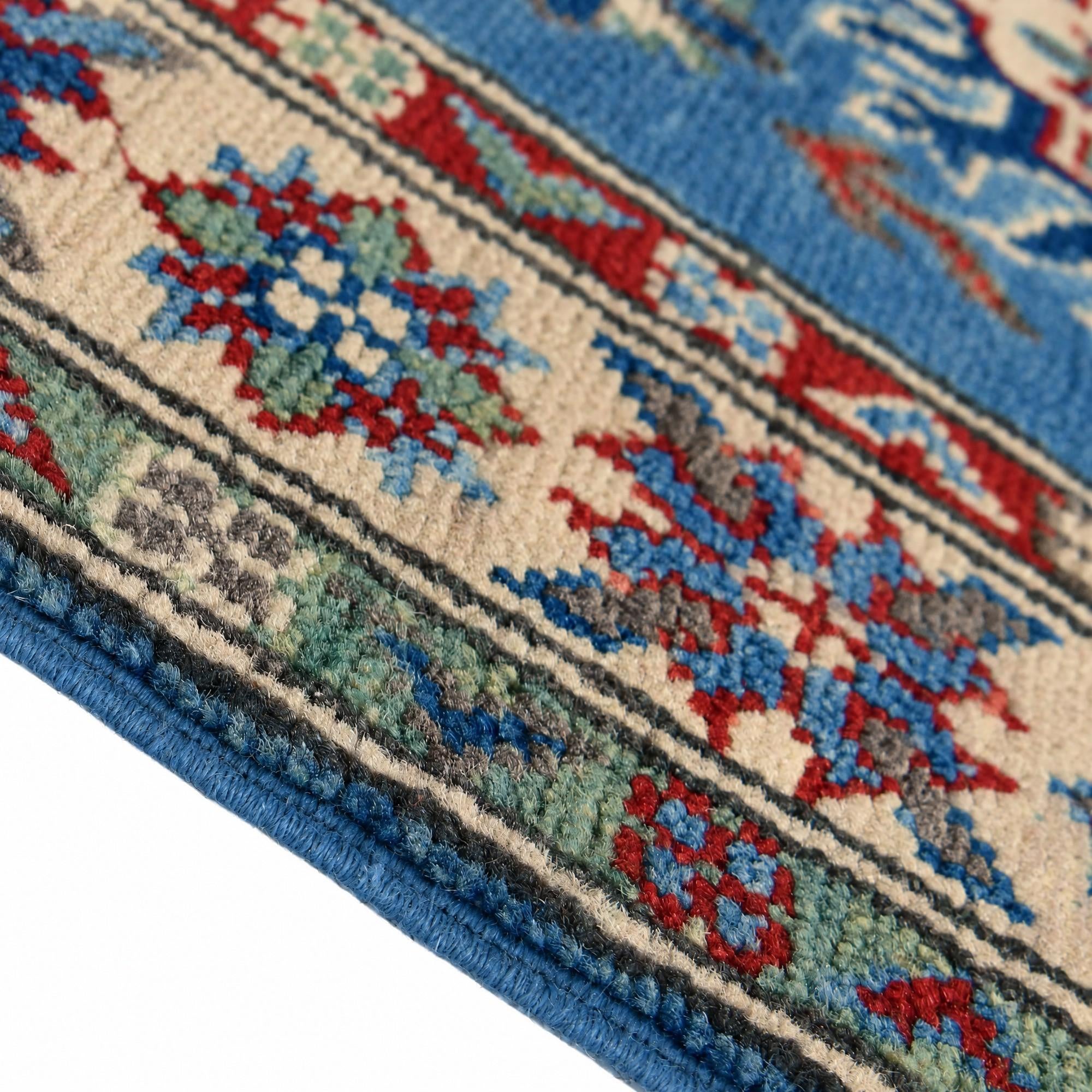 65cm x 90cm Hand Knotted Kazak Rug