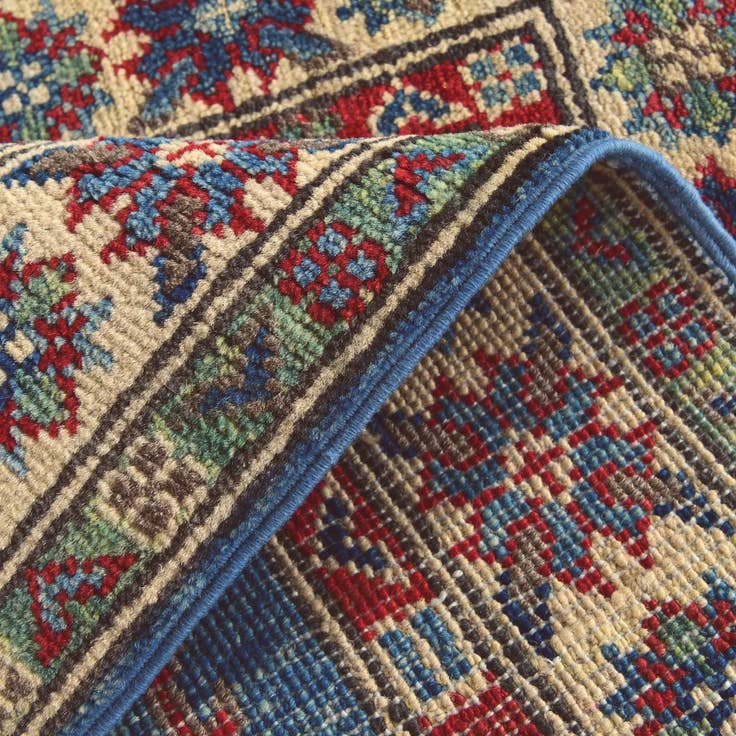 Detail image of 2' 1 x 3' Hand Knotted Kazak Rug