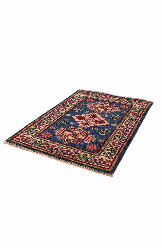 1' 11 x 2' 10 Hand Knotted Kazak Rug