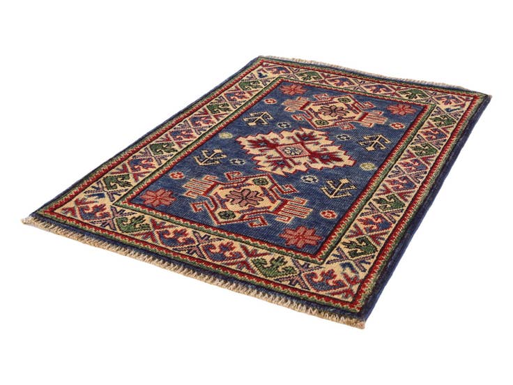 Detail image of 1' 11 x 2' 10 Hand Knotted Kazak Rug