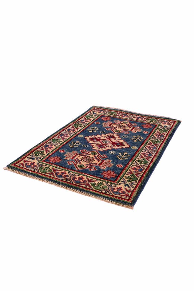 Detail image of 1' 11 x 2' 10 Hand Knotted Kazak Rug
