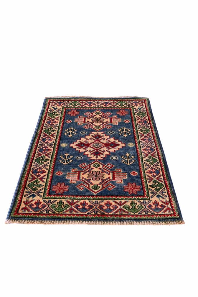 1' 11 x 2' 10 Hand Knotted Kazak Rug