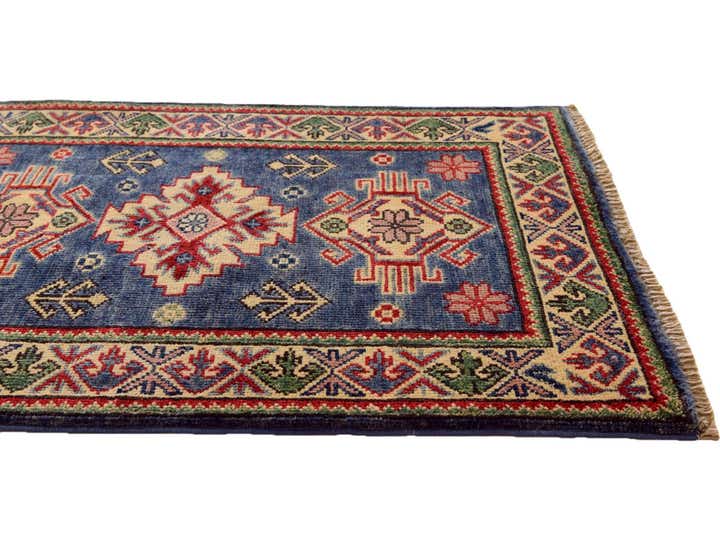 1' 11 x 2' 10 Hand Knotted Kazak Rug