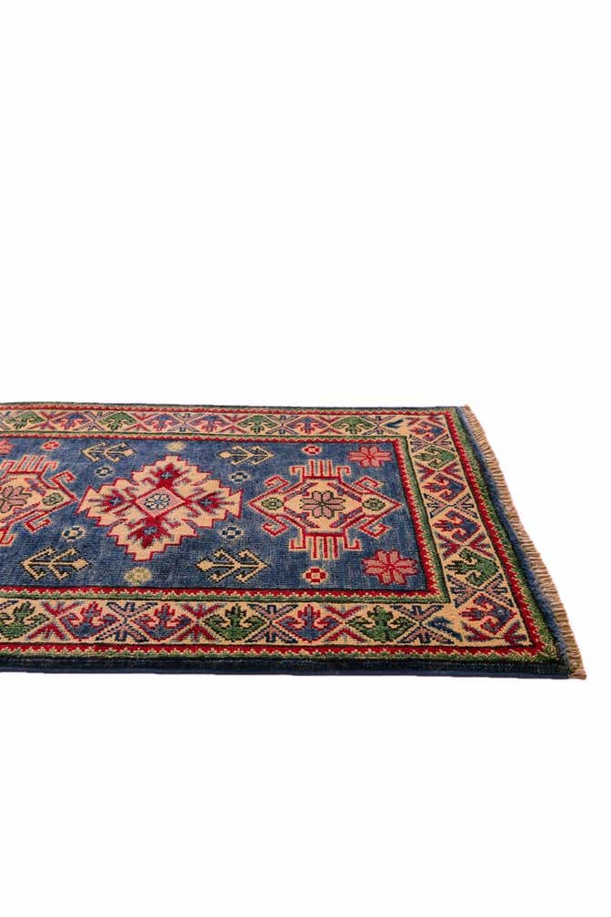 1' 11 x 2' 10 Hand Knotted Kazak Rug