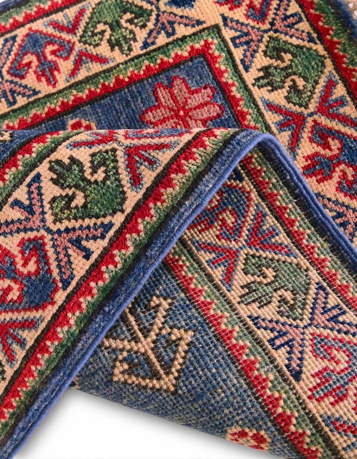 Detail image of 1' 11 x 2' 10 Hand Knotted Kazak Rug