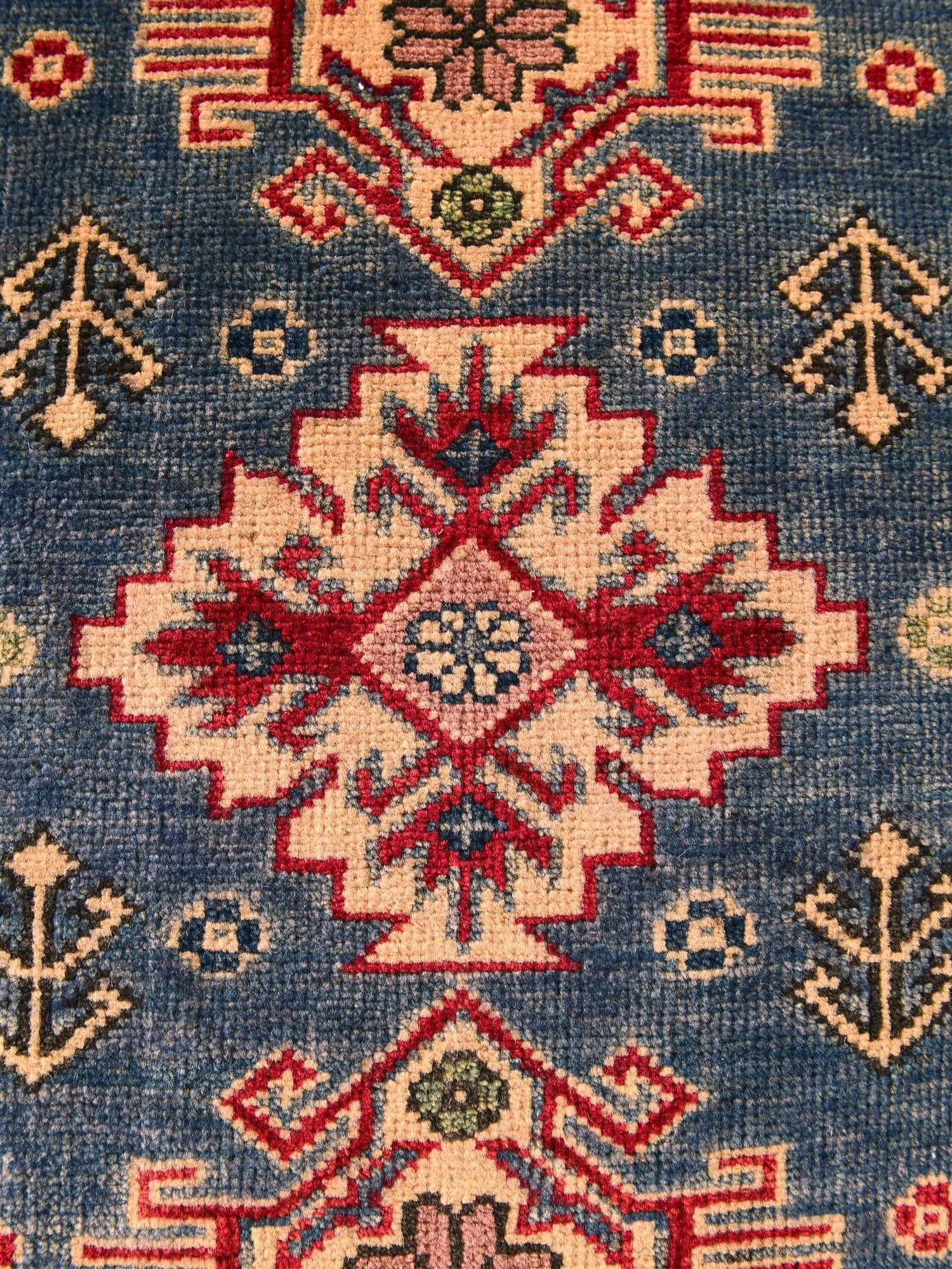 1' 11 x 2' 10 Hand Knotted Kazak Rug