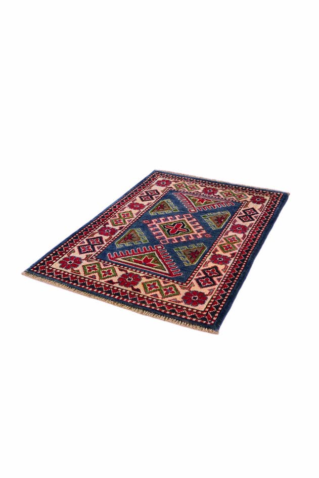 Detail image of 2' x 2' 10 Hand Knotted Kazak Rug