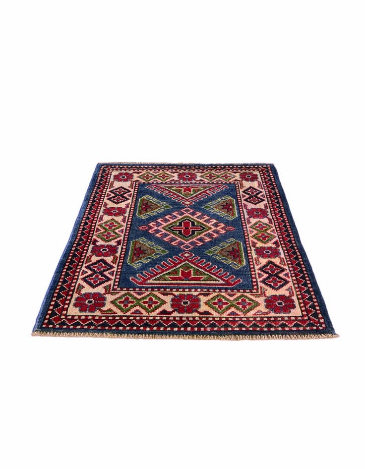 Detail image of 2' x 2' 10 Hand Knotted Kazak Rug