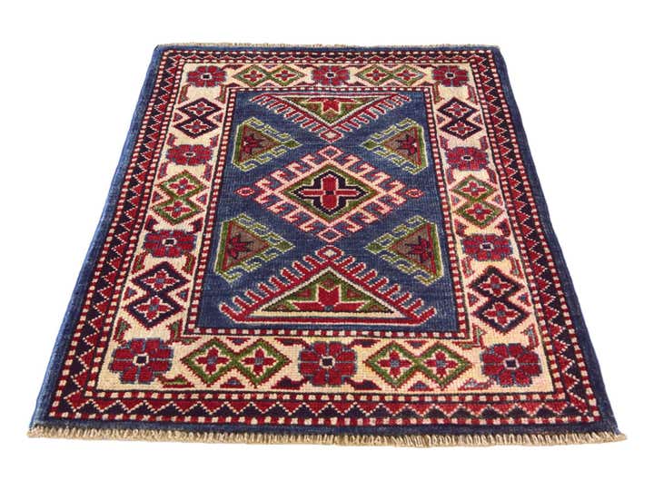 2' x 2' 10 Hand Knotted Kazak Rug