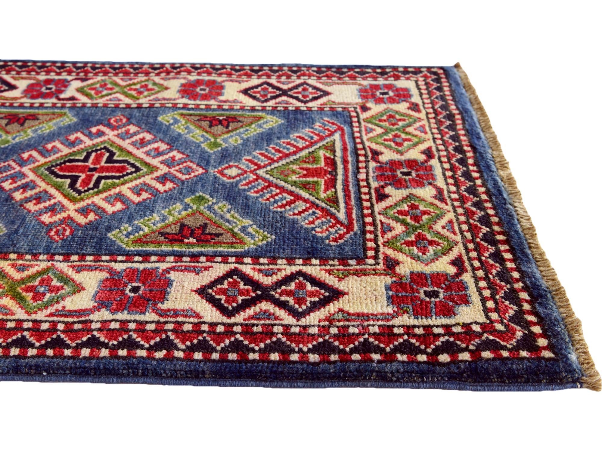 2' x 2' 10 Hand Knotted Kazak Rug