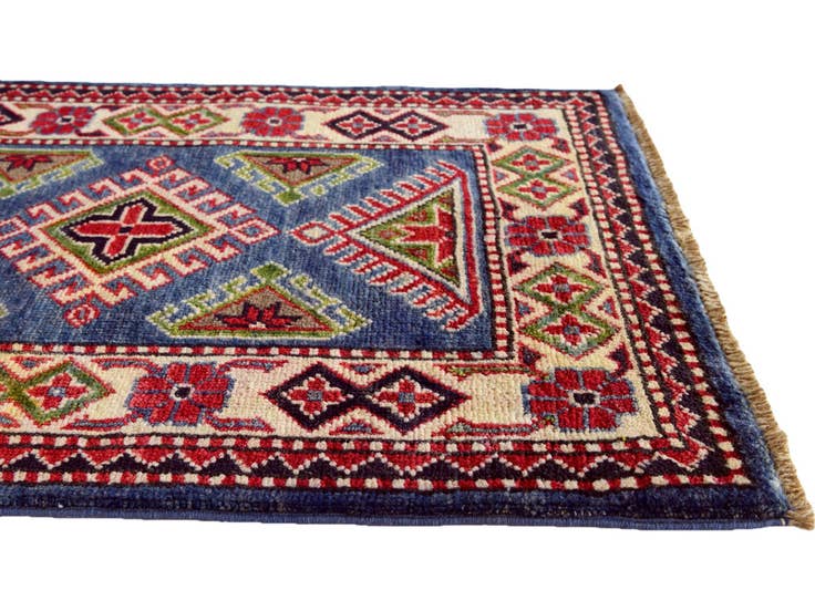 Detail image of 2' x 2' 10 Hand Knotted Kazak Rug