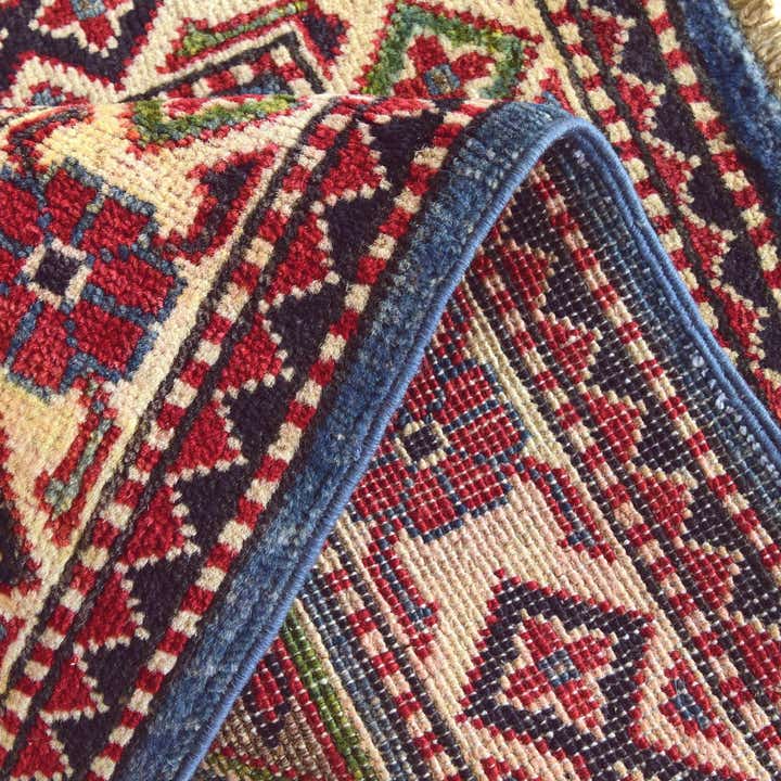 2' x 2' 10 Hand Knotted Kazak Rug