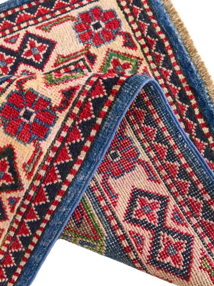 2' x 2' 10 Hand Knotted Kazak Rug