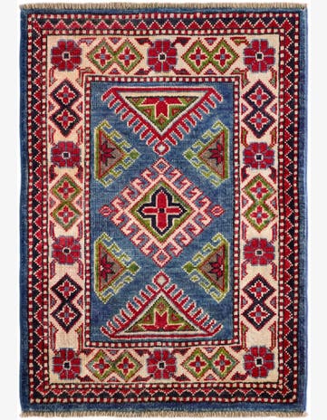 2' x 2' 10 Hand Knotted Kazak Rug