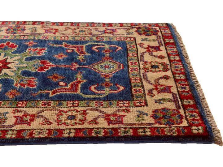 2' x 3' 4 Hand Knotted Kazak Rug